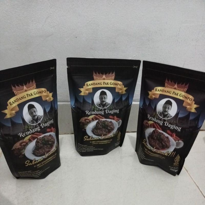 

Rendang Pak Gompo 3x300gr