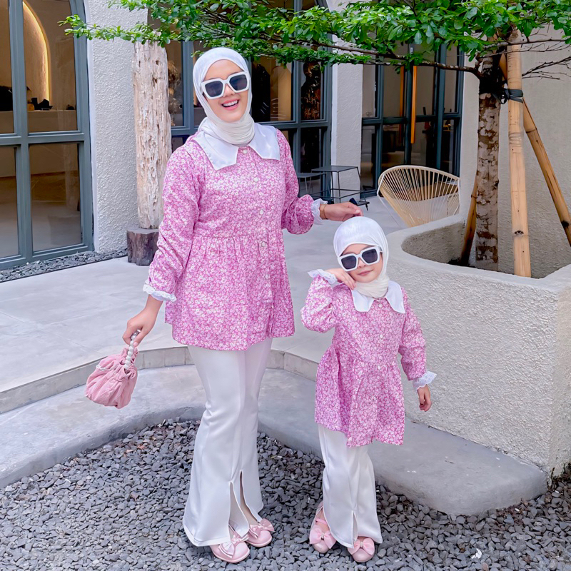 AyraQu - Sachi Top / Baju Atasan Katun Jepang Tokai Premium Ibu & Anak