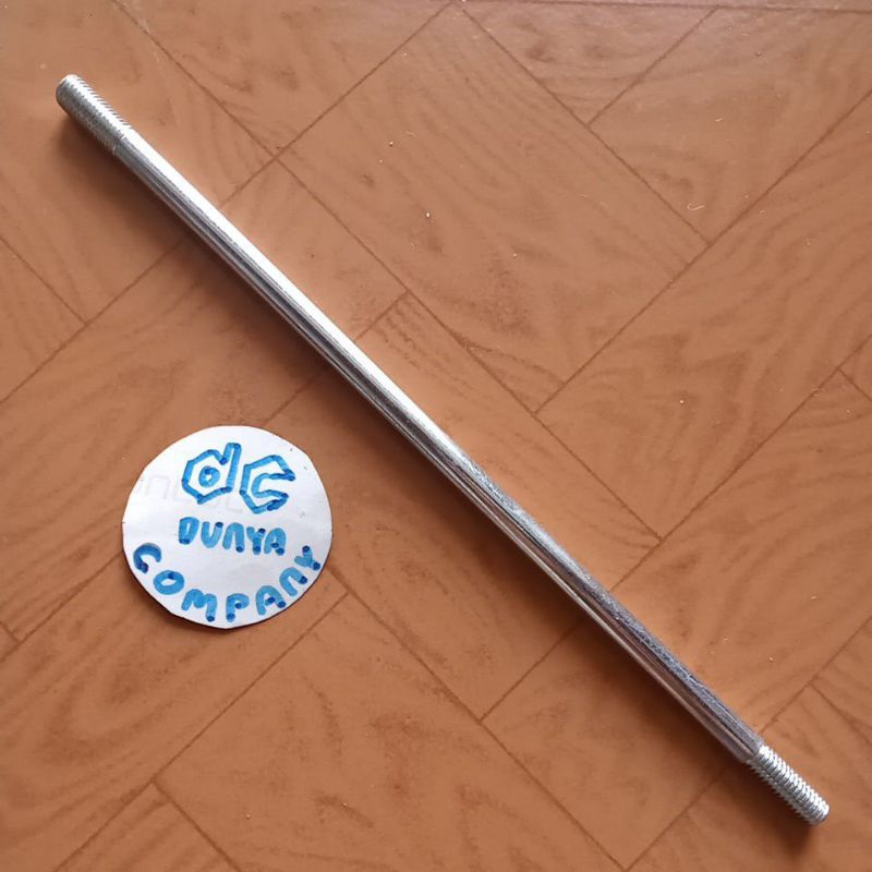 1311 - baut as blok supra grand panjang 19.7cm drat 10x11, baut ancer m6*m7, baut sunduk sate supra,