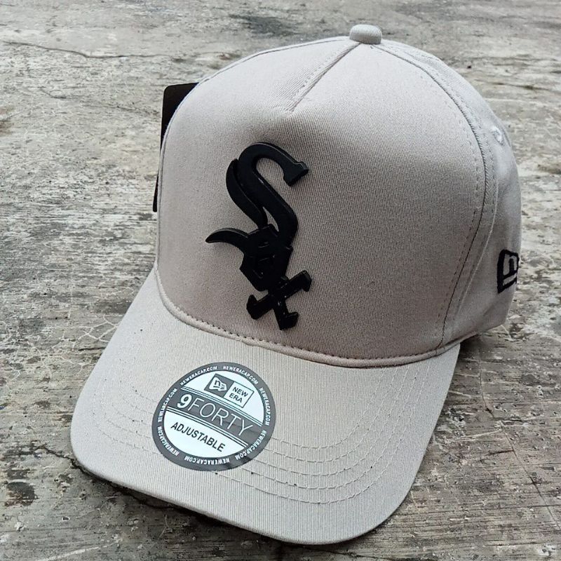 topi baseball SOX krem