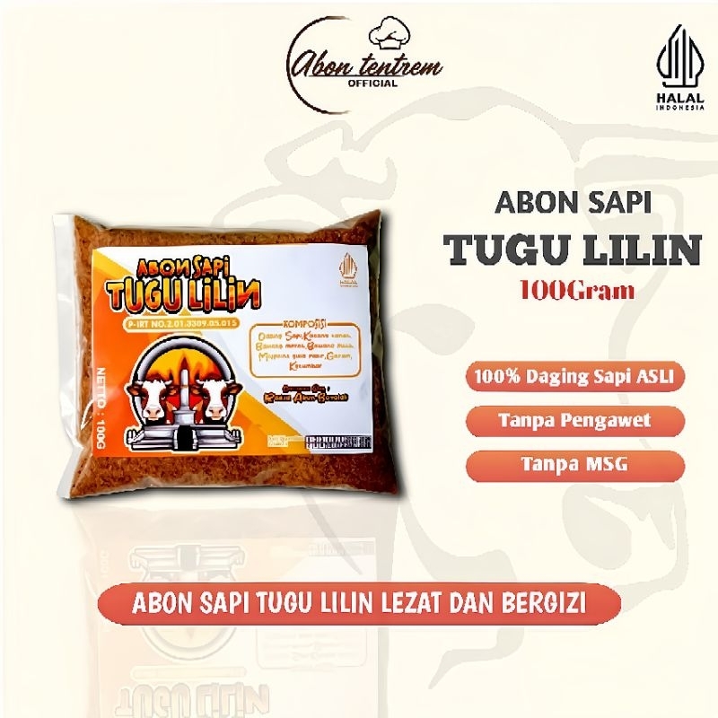 

Abon Super Asli Boyolali Cap Tugu Lilin 100gr