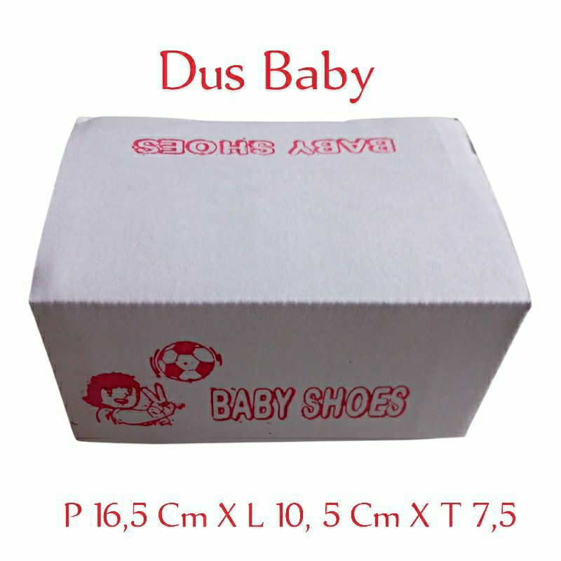 

Kardus/Box Baby Shoes P 16.5 cm X L 10.5 x T 7.5