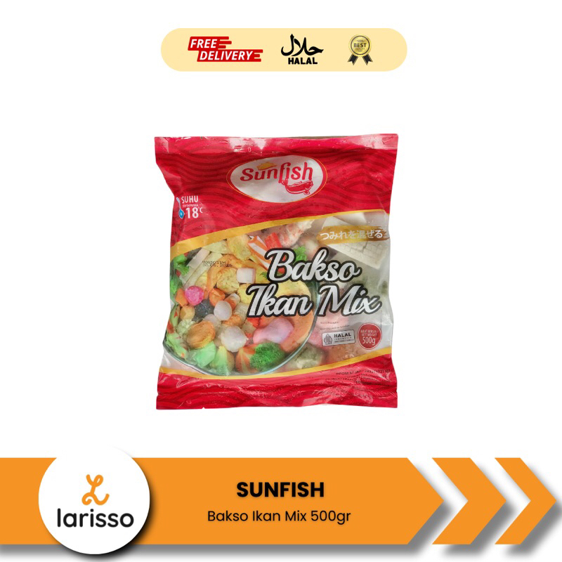 

Sunfish Bakso Ikan Mix 500gr - Frozen Food Olahan Makanan Beku