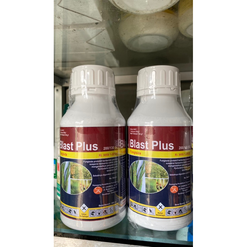 Blast Plus 500ML 200/130SC Double Bahan Aktif Fungisida protektif Trisiklazol 200g/l dan Metil Tiofa