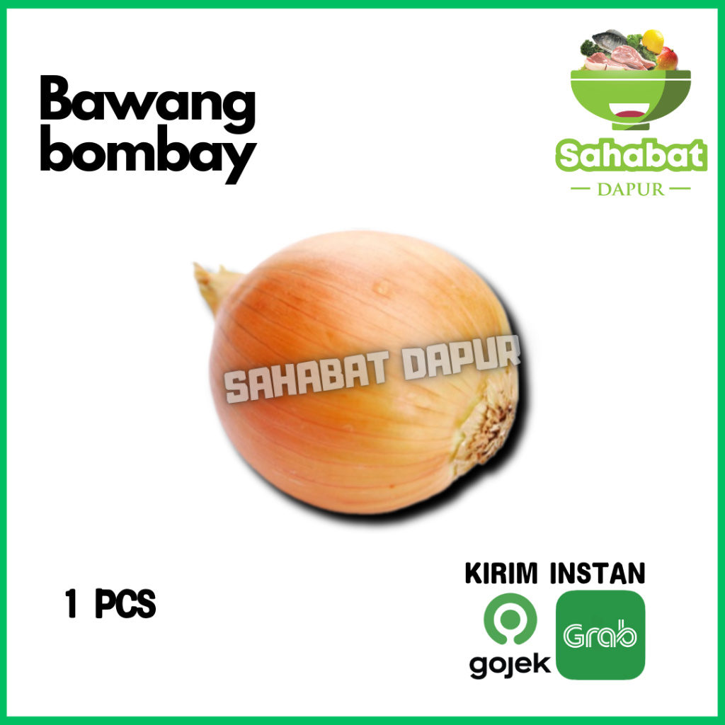 

Bawang Bombay Segar 1 pcs / Onion- Sahabatdapur