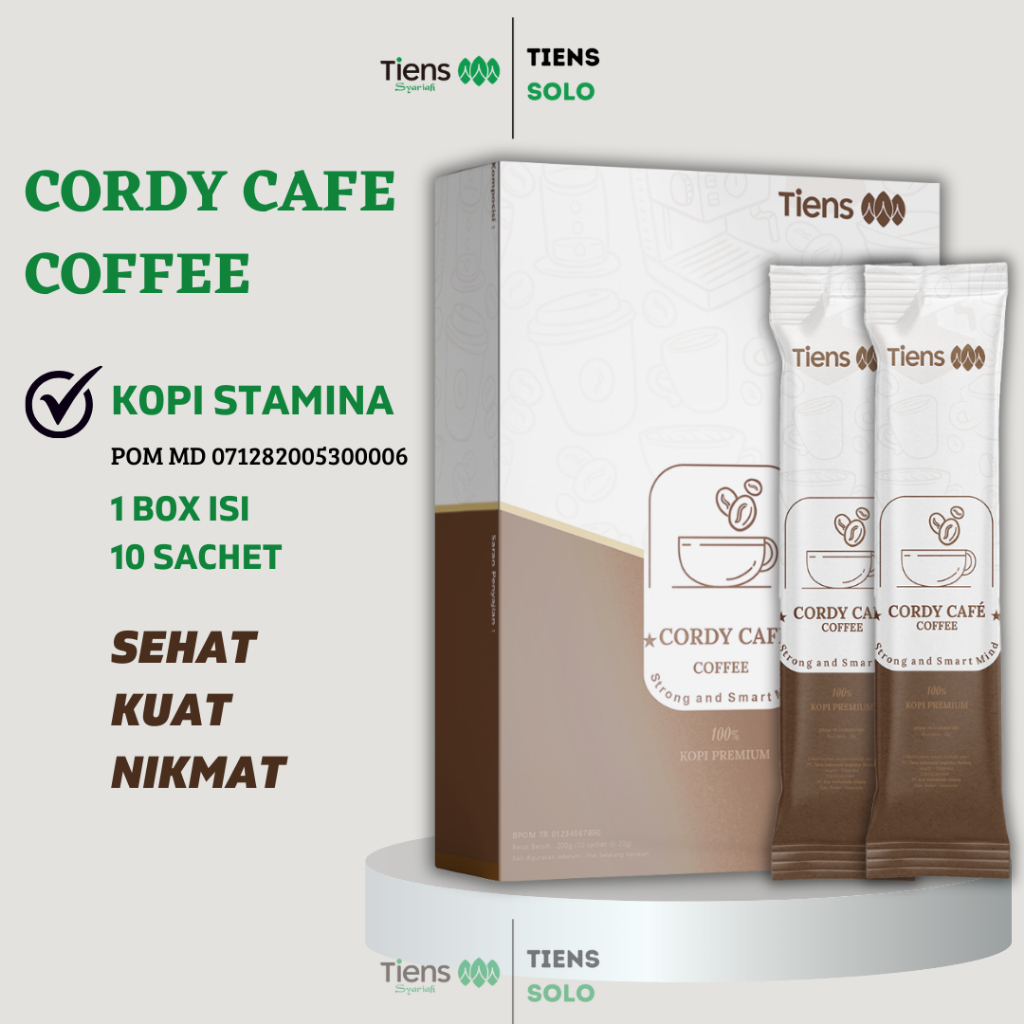 

Tiens Cordy Cafe Coffee Kopi Stamina Pria Dewasa