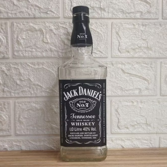 Botol Kosong Jack Daniels No.7 1Liter
