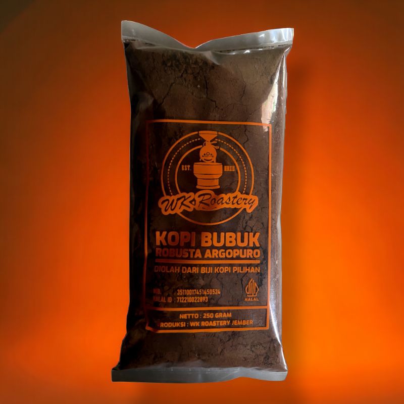 

Kopi Bubuk Robusta Argopuro Murni 250 gram