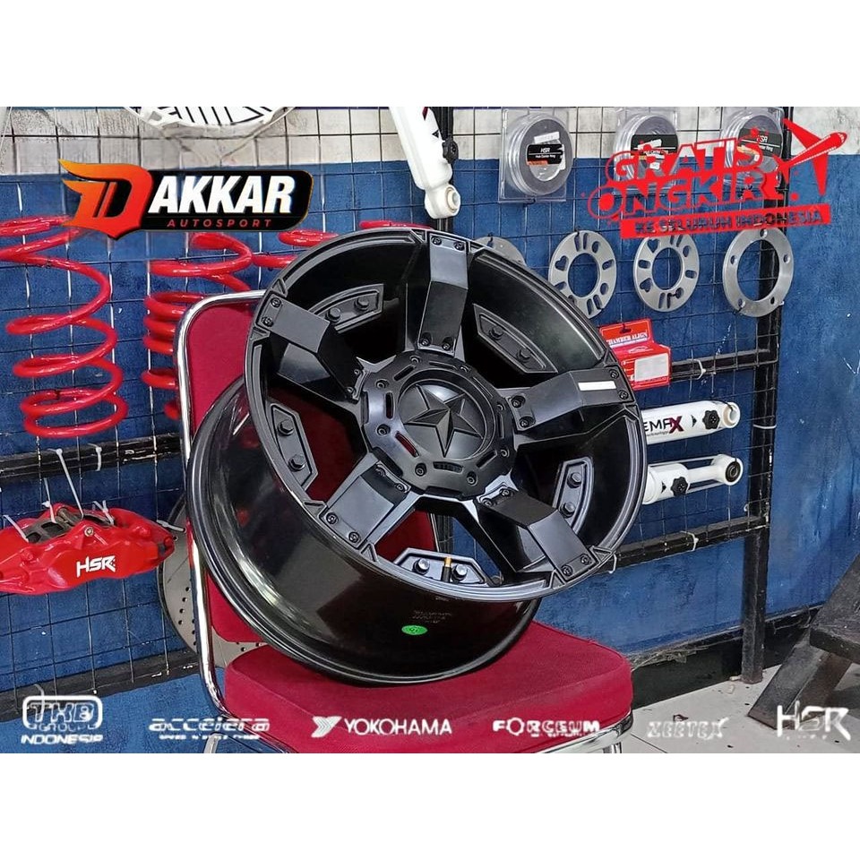 velg mobil adventure ring 18 hsr rasta 2 for pajero fortuner hilux strada dll