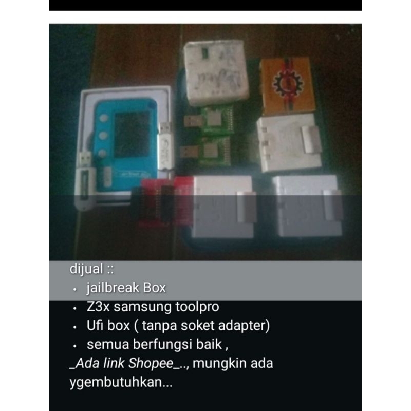 UFI BOX Z3X SAMSUNG TOOL PRO ALAT SERVIS HP . Semua Berfungsi dengan baik dan normal, Sesuai pada te