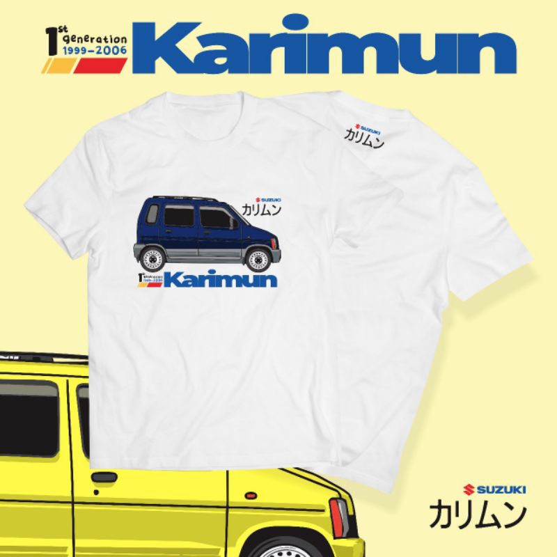 Kaos Suzuki Karimun Kotak Wagon R - Kaos JDM RETRO