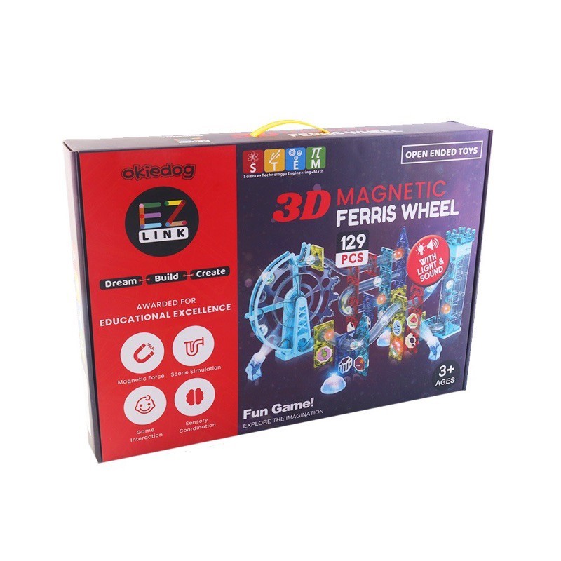 Okiedog EZLINK Magnetic Ferris Wheel 129 Pcs