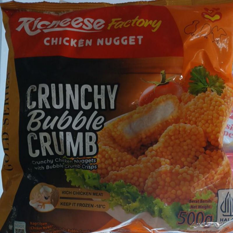 

RICHEESE CHICKEN NUGGET CRUNCHY BUBBLE CRUMB 500 GRAM