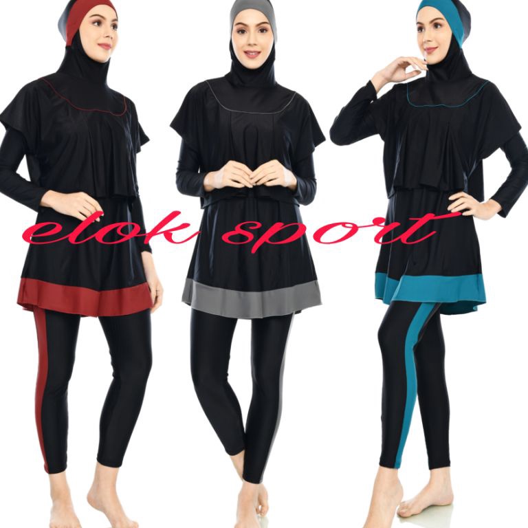 STOKTERBARU baju renang muslim baju renang muslim dewasa baju renang muslim jumbo baju renang muslim