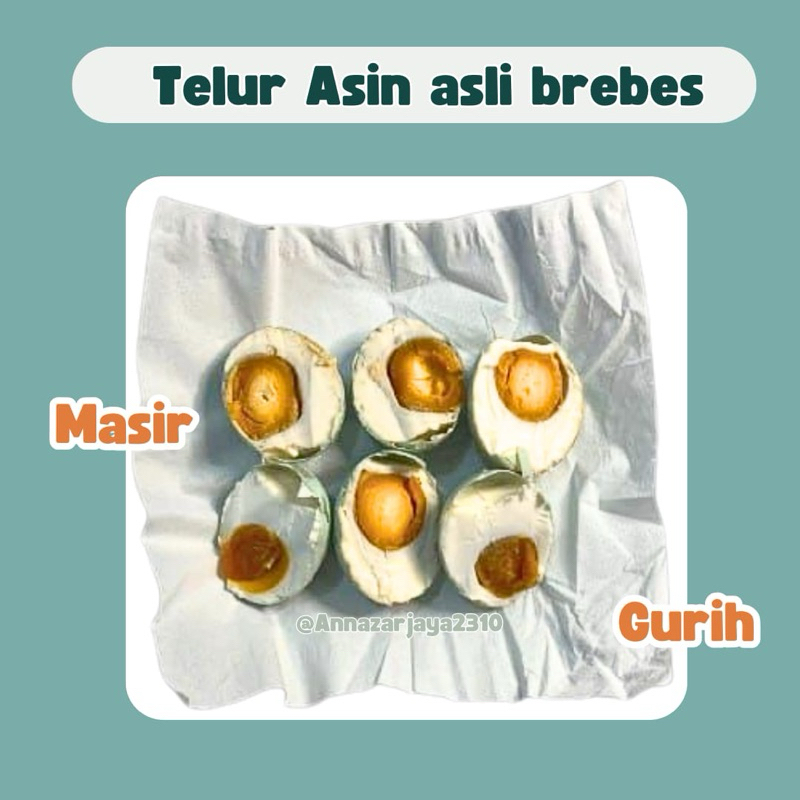 

TELUR ASIN MASIR ASLI BREBES