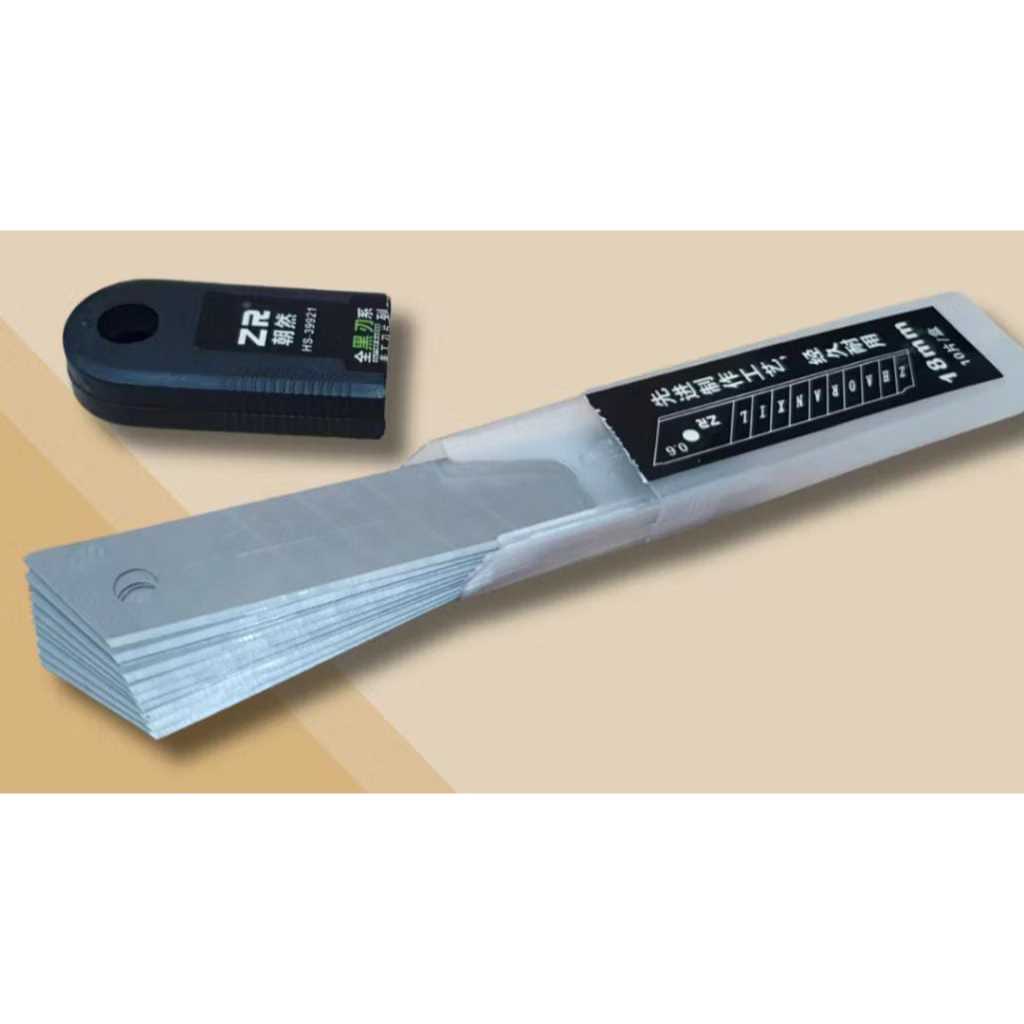 

Cutter/Mata Pisau Refill Baja Multifungsi 18mm isi 10pcs