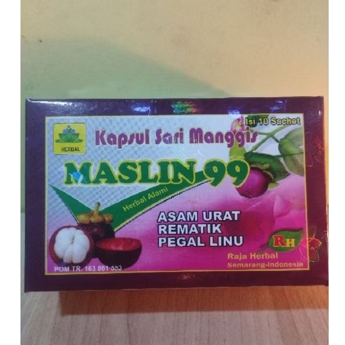 kapsul sari manggis Maslin 99 Herbal alami