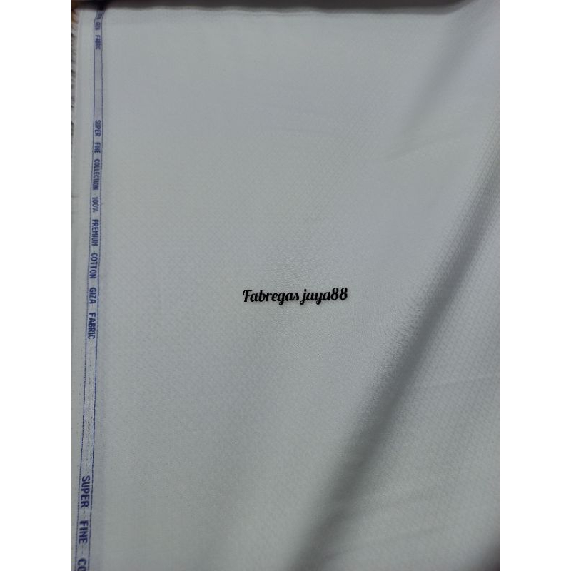 new kain kemeja putih import by soktas monti giza cotton turky