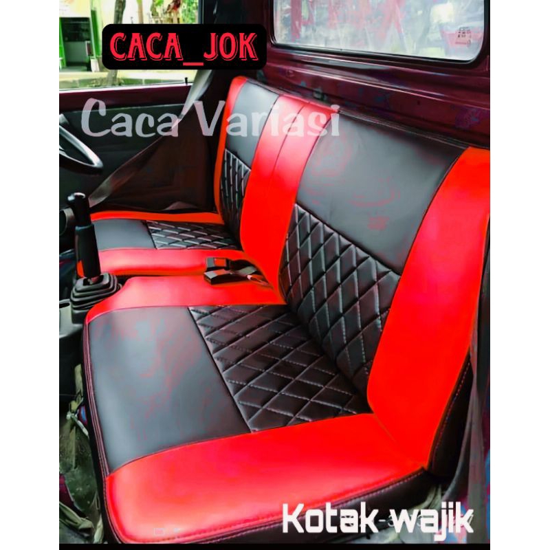 Sarung Jok Mobil L300,Grandmax 1,5 AC Terbaru, Grandmax Lama,Carry1.0, Carry 1,5 Futura,Panther,Kija