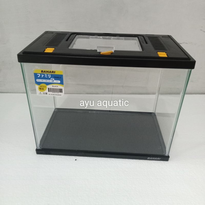 Paket Aquarium + tutup Bahari S bisa untuk kandang reptil hamster kura