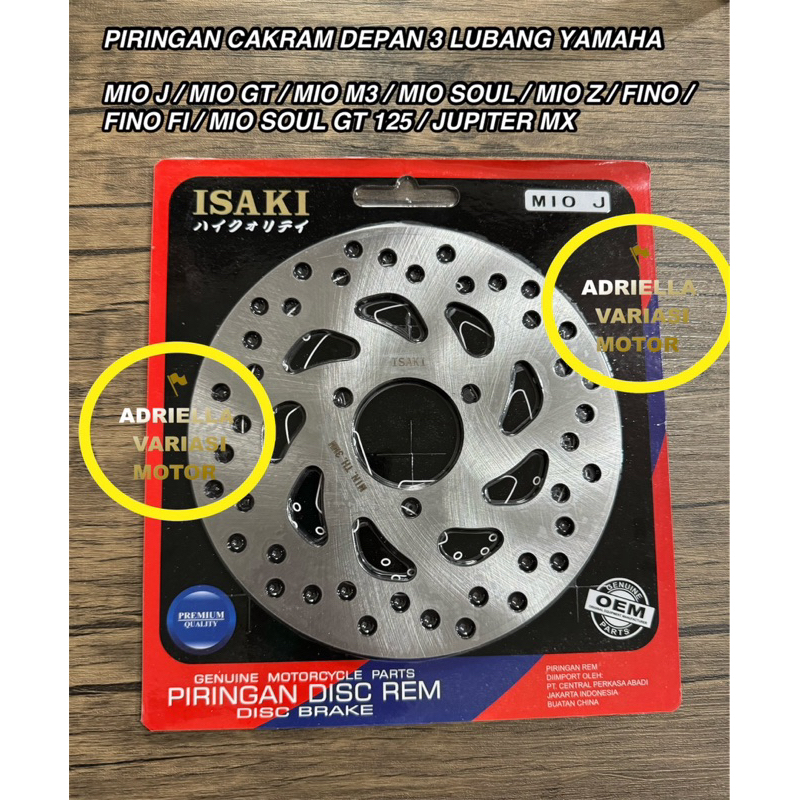 Piringan cakram depan mio j Mio GT soul GT piringan cakram depan mio m3