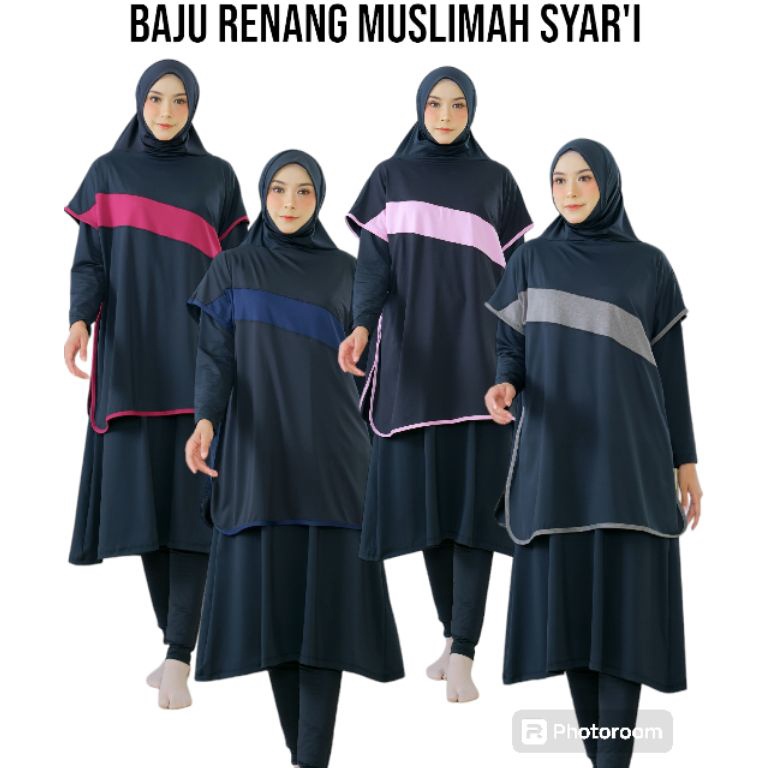 SIAPKIRIM Baju Renang Muslimah syari Baju Renang perempuan wanita muslimah syari