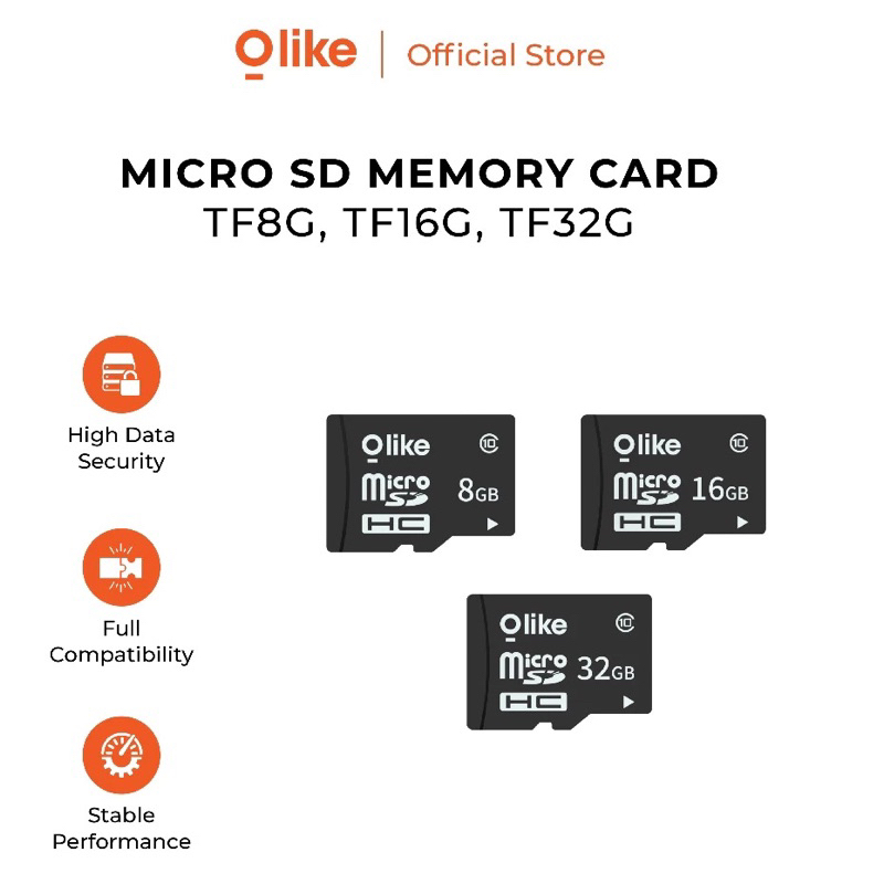 KARTU MEMORI ORIGINAL OLIKE || MICRO SD CARD TF