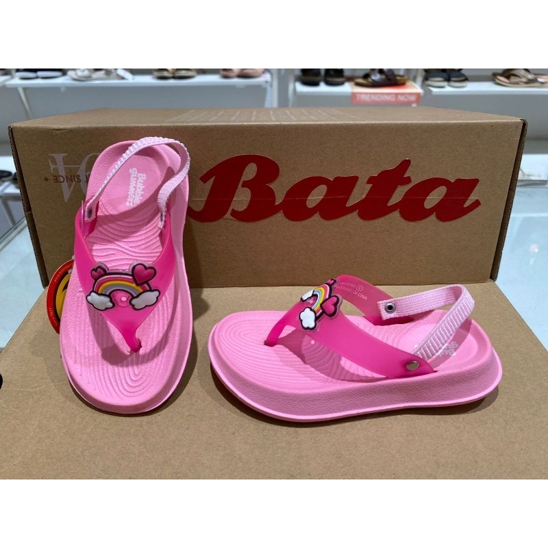 sandal jepit bubblegumers bata anak wanita karet ringan original 061-5198