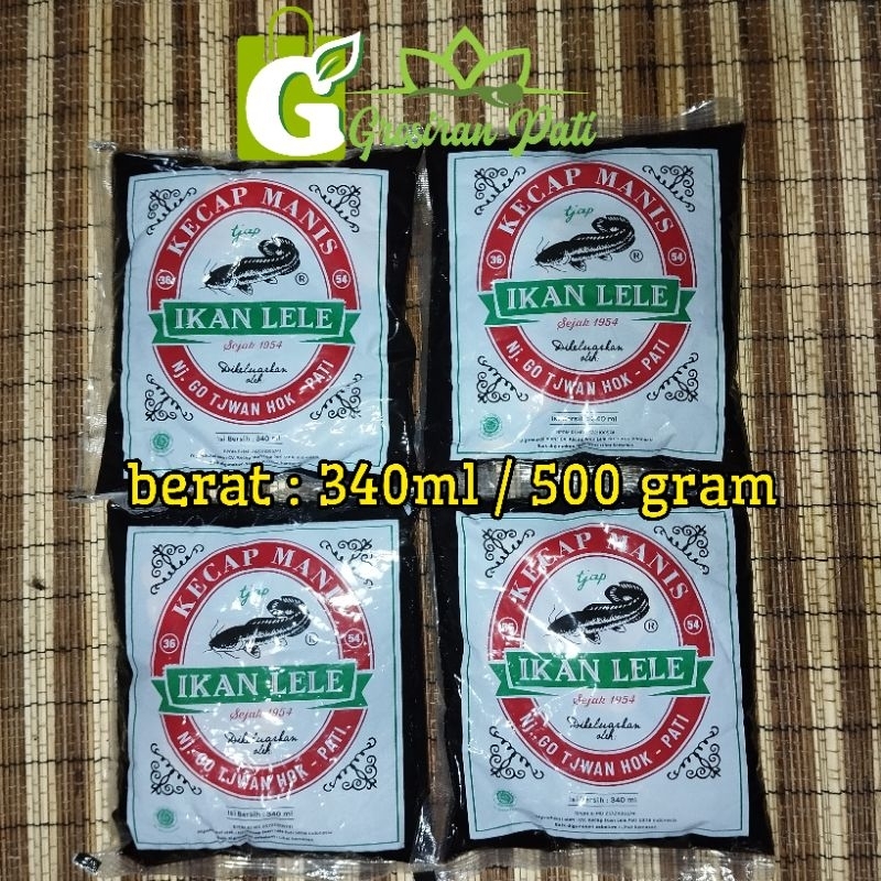 

kecap lele 340ml atau 1/2 kg