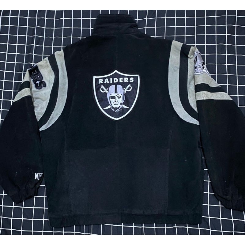 Jacket Vintage NFL RAIDERS Suede