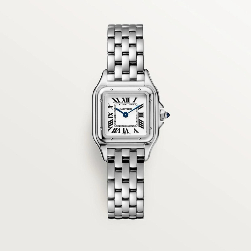 JAM TANGAN WANITA/CEWEK CARTIER RANTAI SILVER DIAMETER 22mm #JAMTANGANWANITA/CEWEK