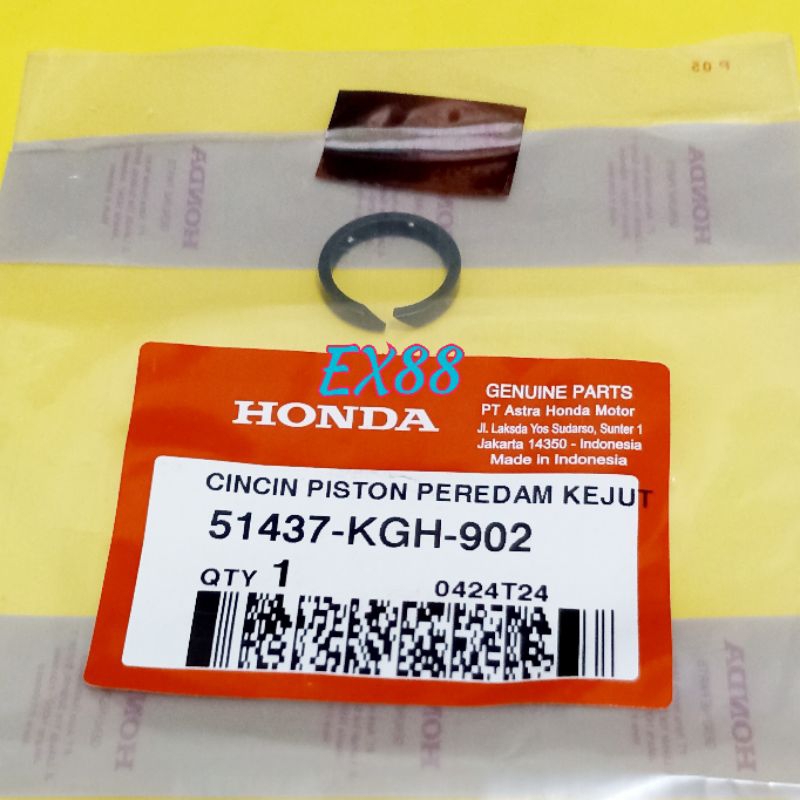 1 BUAH RING PLASTIK SULING SHOCK SOK DEPAN ALL BEAT SCOOPY GENIO SPACY VARIO 110 125 150 160 FI ESP 