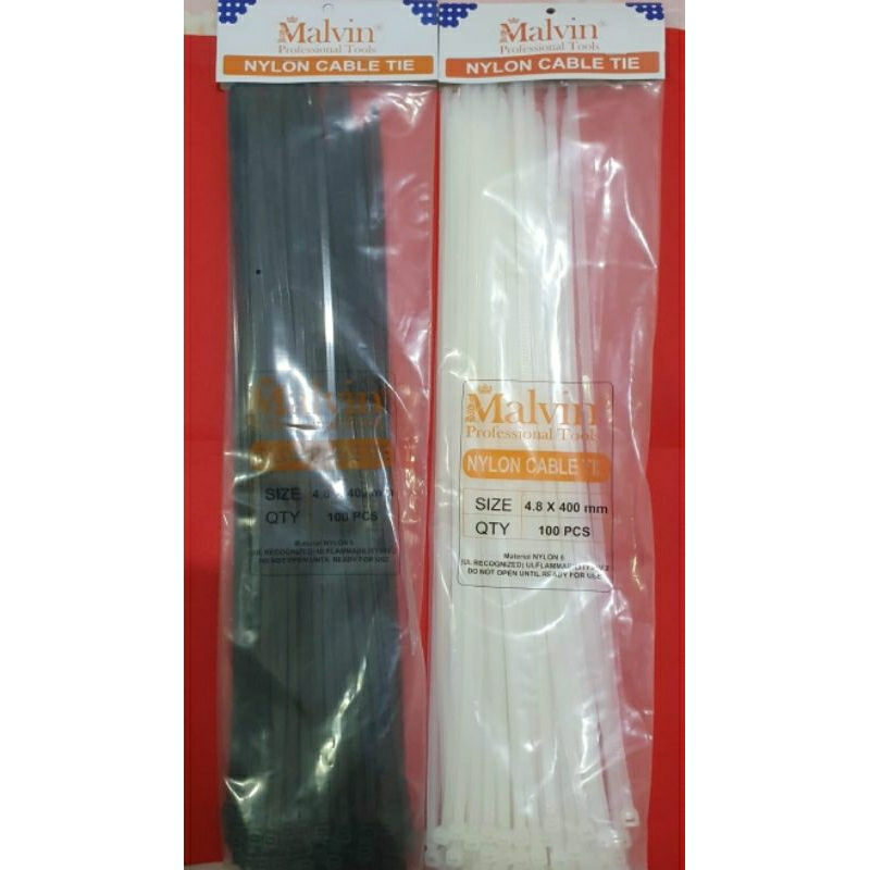 

KABEL TIES ORIGINAL SUPER TEBAL DAN KUAT (4,8 x 400mm, 4,8 x 300mm, 4,8 x 250mm, 4,8 x 200mm, 3,6 x 300mm, 3,6 x 250mm, 3,6 x 200mm, 3,6 x 150mm ) WARNA PUTIH DAN HITAM 1 PACK ISI 100 PCS HASSTON PROHEX