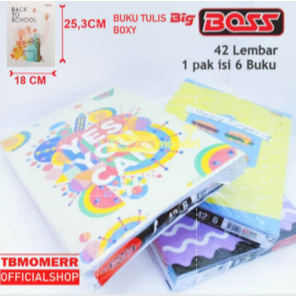 

BUKU TULIS BIG BOSS 42 LEMBAR PER PACK ISI 6 PCS MERR