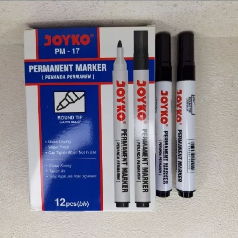 

SPIDOL PERMANENT JOYKO PM-17 / PER PAK ISI 12PCS