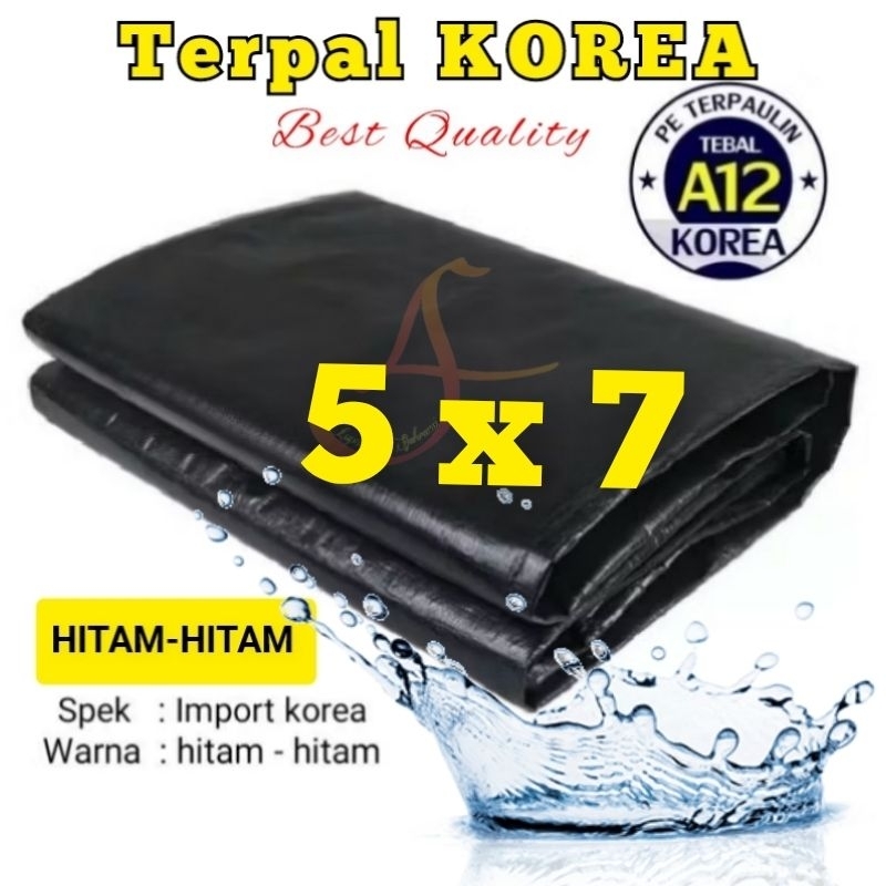 promo terpal Korea A12 5x7 a terpal UV terpal lembaran terpal premium terpal plastik