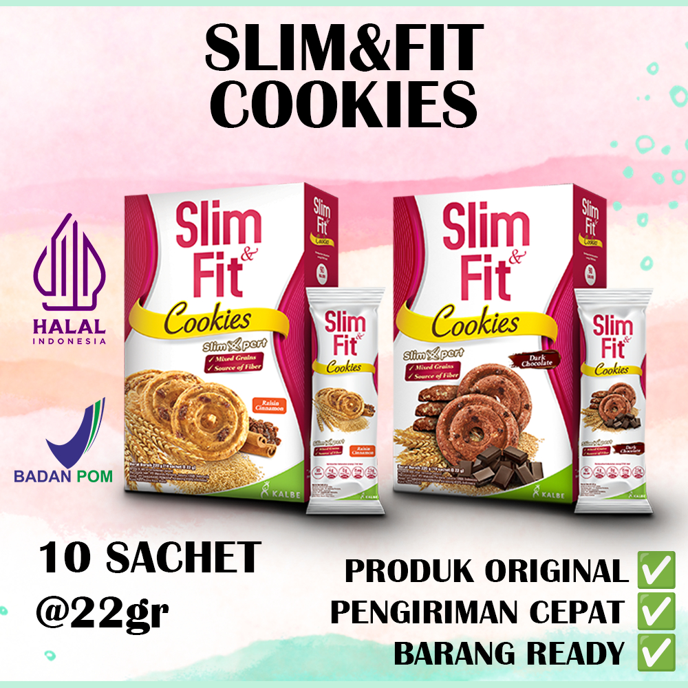 

Slim&Fit Slim and Fit Cookies isi 10x22gr