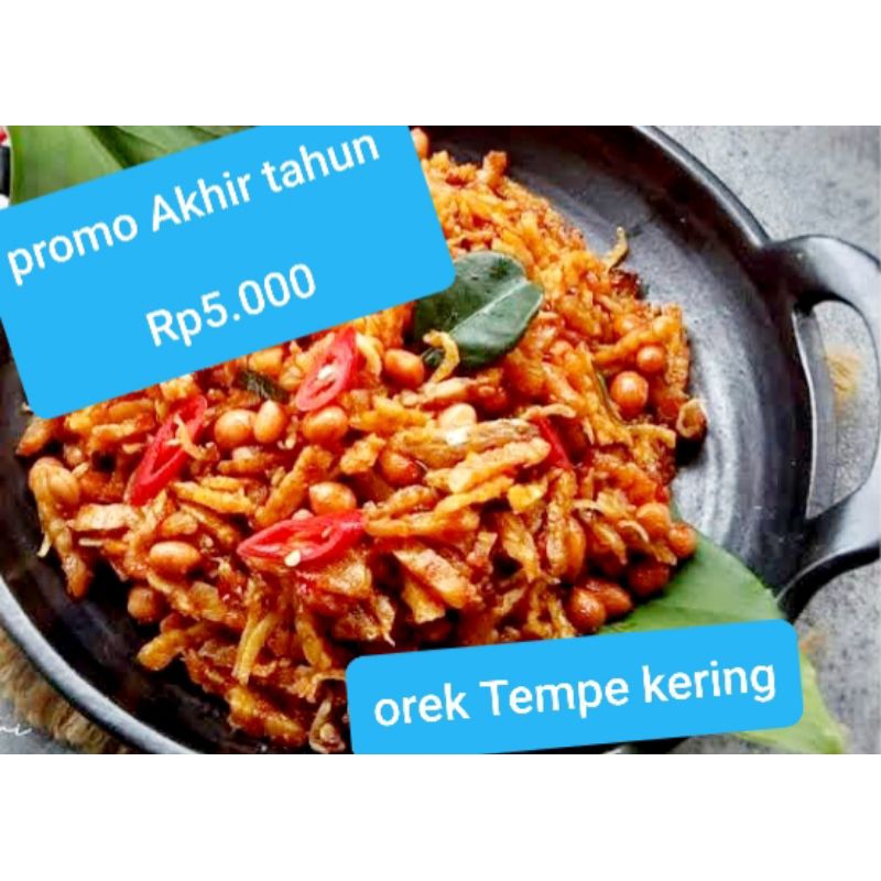 

Orek tempe kering gurih