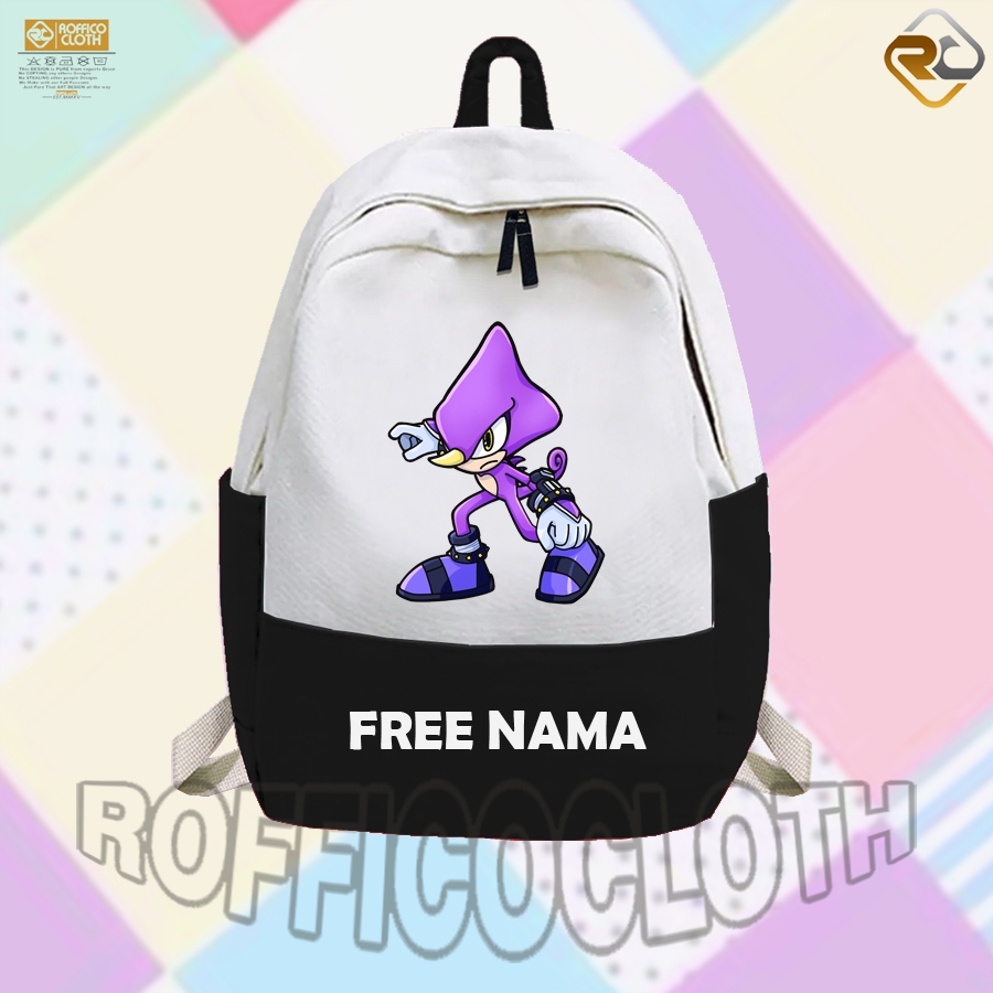 TAS RANSEL ANAK TAS SEKOLAH ANAK KARAKTER ESPIO CHAMELEON | SONIC the Hedgehog | SONIC MOVIE | Game 