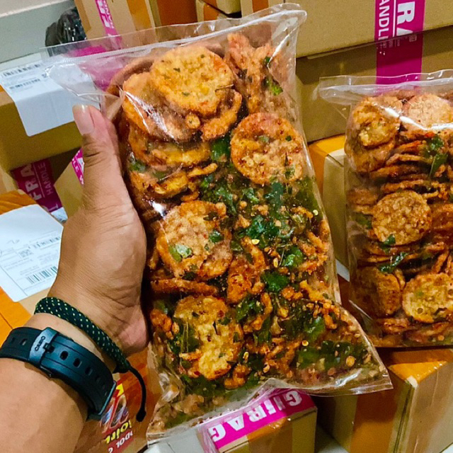 

best seller keripik tempe rosalinda pedas daun jeruk 500gr