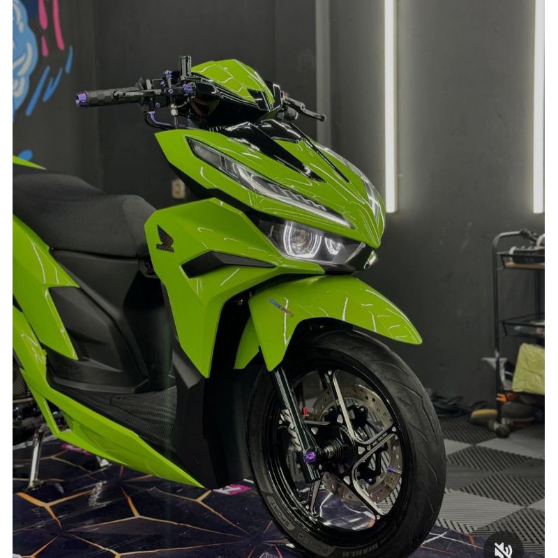 Cat PU Banana green | cat hijau terang metalic | cat otomotif