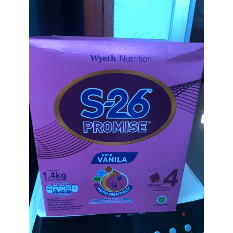 

S-26 Tahap 4 Vanila 1400 gram/Susu bubuk pertumbuhan