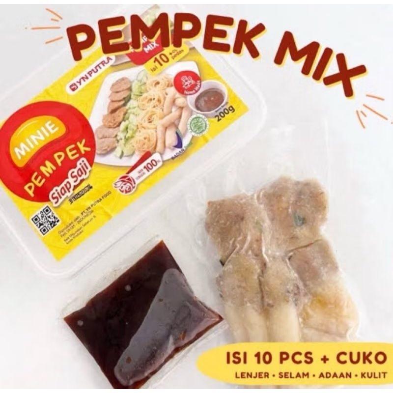 

Pempek Ikan Tenggiri Mix Minie Siap Saji 200 gr