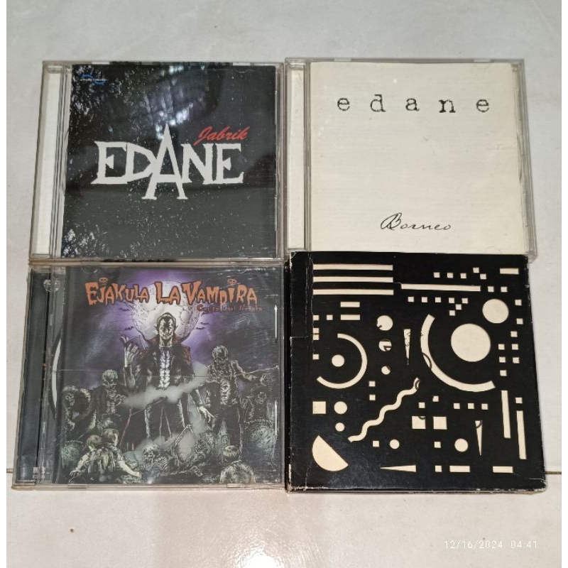 cd Indonesia EDANE-Jabrik / EDANE-Borneo / EJAKULA LA VAMPIRA / EFEK RUMAH KACA-Sinestesia