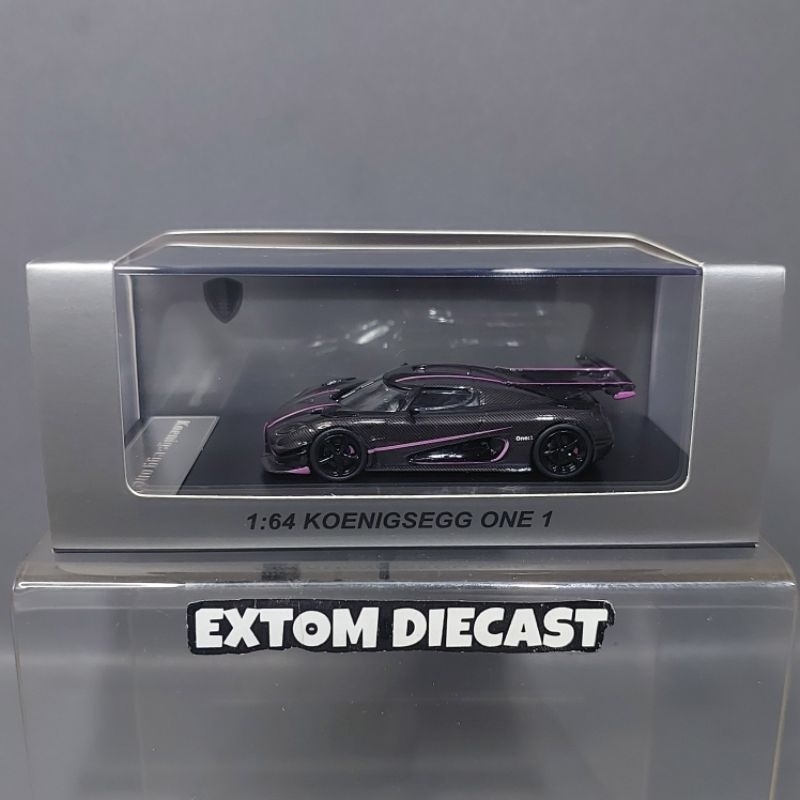OEM Brand Koenigsegg One:1 Black Full Carbon Pink Magenta