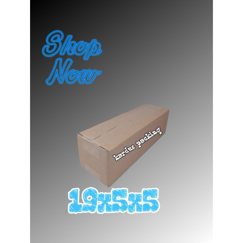 

kardus packing UK 19x5x5 kardus polos kardus kecil