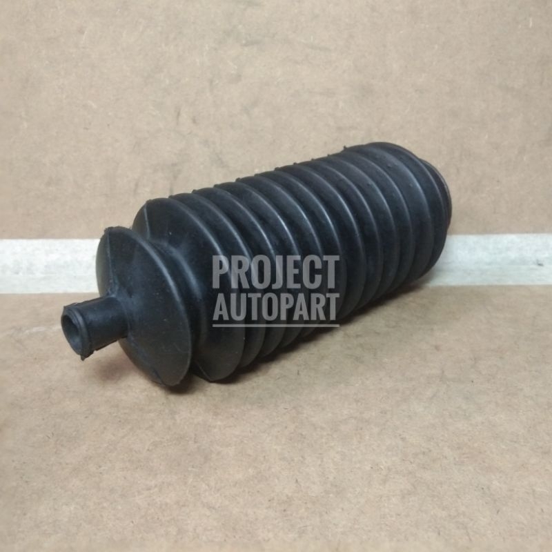 karet boot rack stir steering rack end long tie rod mitsubisi lancer LH