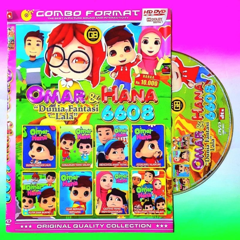 KASET DVD ANAK ANAK CARTON OMAR HANA-KASET DVD PILEM OMAR & HANA-KASET DVD OMAR DAN HANA-KASET DVD A