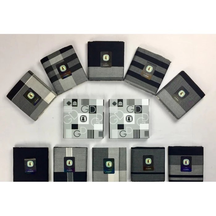 Sarung Gajah Duduk - Kain Sarung Pria Gajah Duduk - Hitam Putih