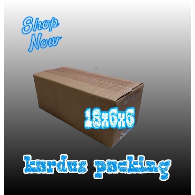 

kardus packing UK 18x6x6 kardus packing kardus kecil kardus polos